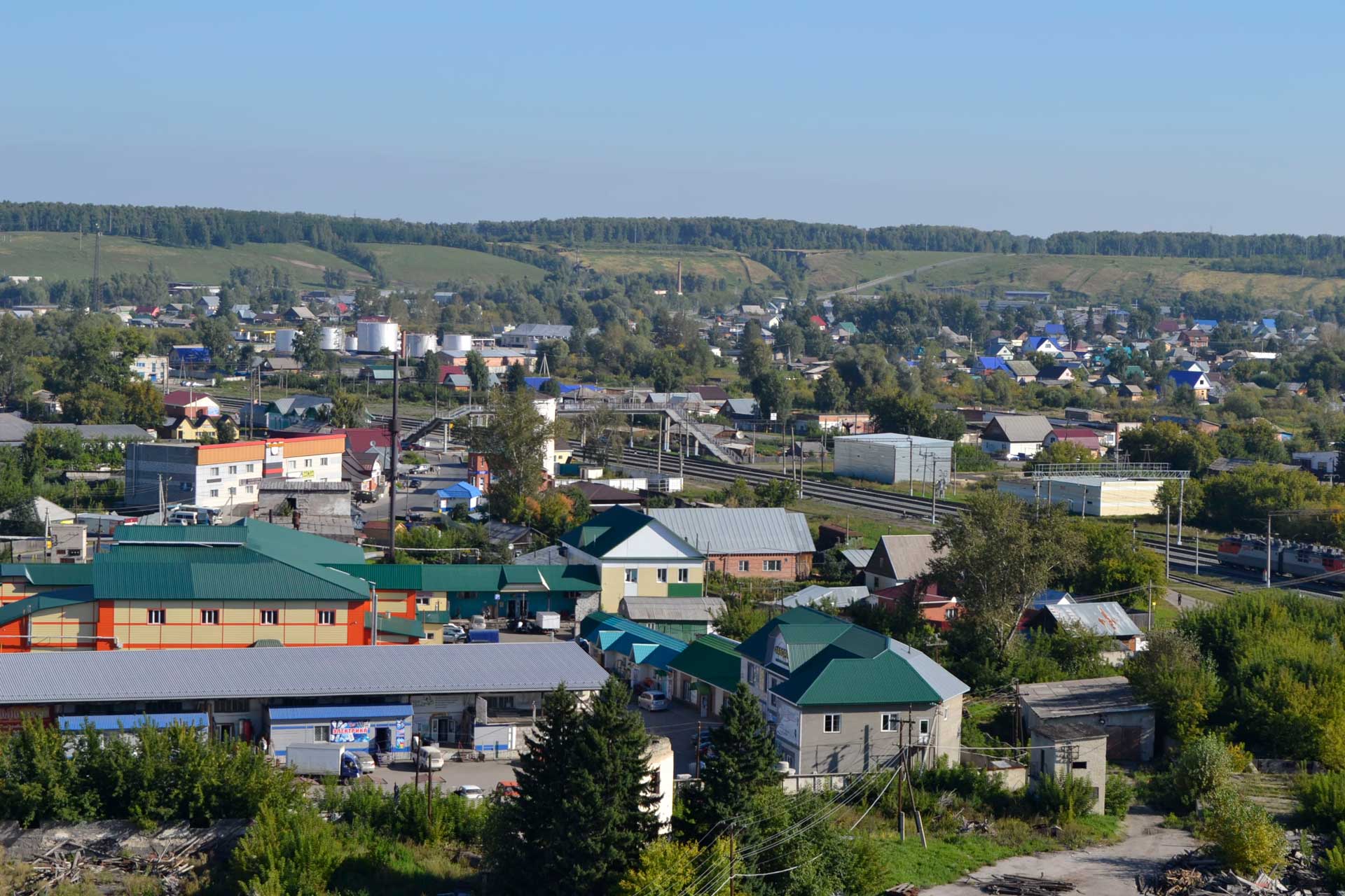 Тальменка вид с высоты.