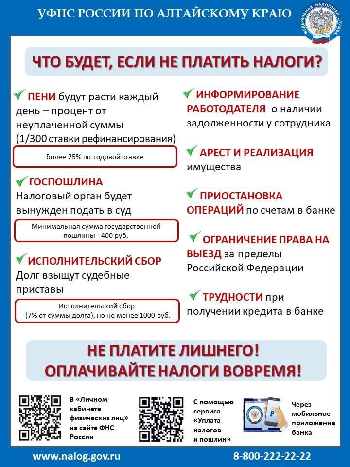 Что будет, если не платить налоги?.